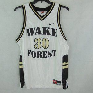 VTG Nike Wake Forest 30 Basketball Jersey size L